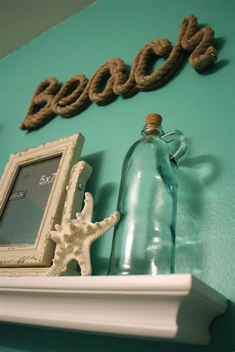 Who says beach decor is only fit for your vacation home? bathroom-lovely-beach-themed-bathroom-decoration-with ...