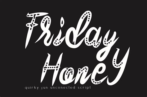 Friday Honey Schriftart