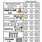 Elementary Student Behavior Chart