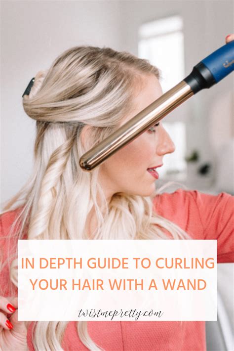 How To Curl Hair With A Curling Wand Twist Me Pretty Curling Hair
