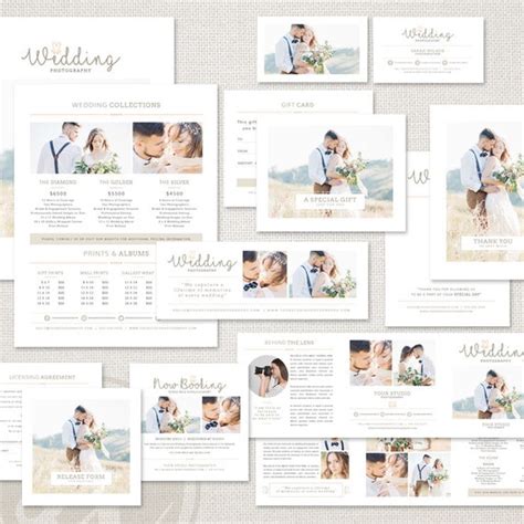 Wedding Photography Marketing Set Photographer Branding