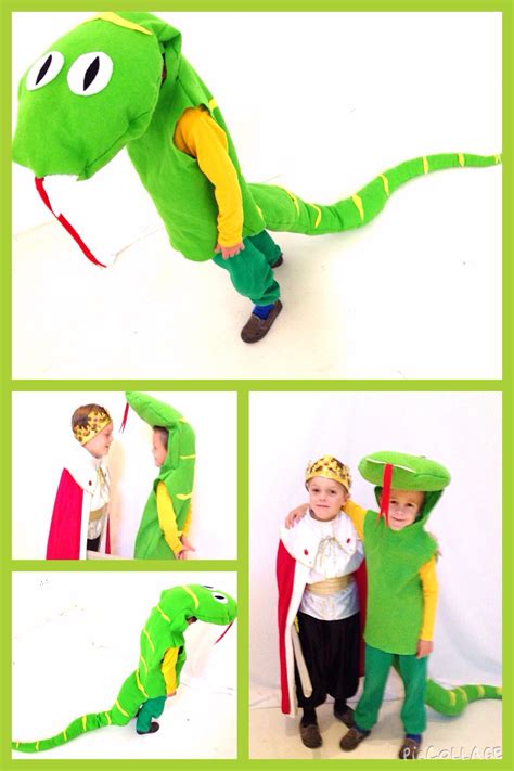 Green Yellow Kids Costume Felt Sammy Snake Snake Costume Kids