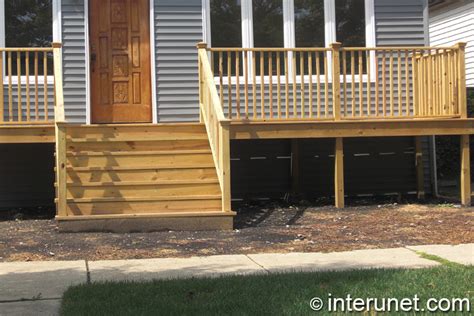 Simple Treated Pine Front Porch Interunet