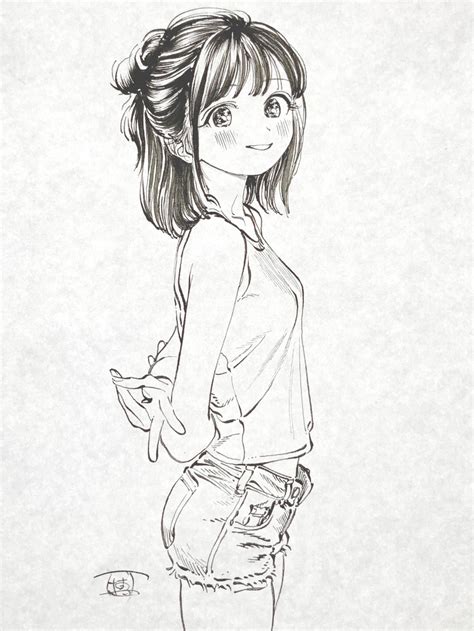 博 819 明日ちゃん7巻 On Twitter Anime Drawings Sketches Manga Art Anime