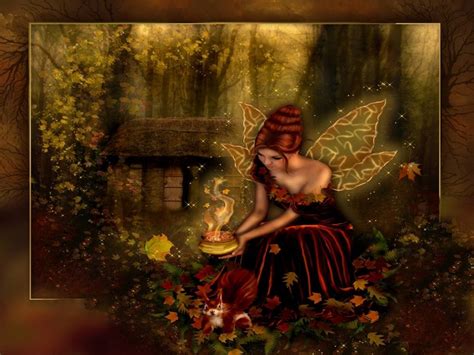 Autumn Fairy Fairies Wallpaper 41560730 Fanpop