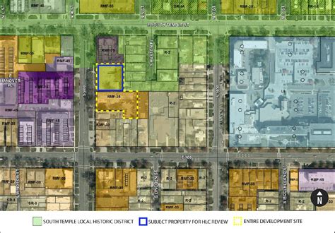 Zoning Map Of 900 East Block Of South Temple Building Salt Lake