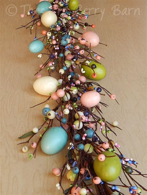 Easter Garland Easter Egg Garland Spring Garland Easter Etsy