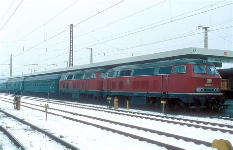 218 201 218 302 Nürnberg Hbf 120181 Bahnbilderde