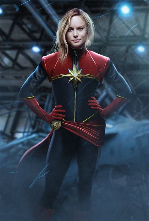 Brie Larson As Captain Marvel Marvels Captain Marvel Fan Art 39666362 Fanpop