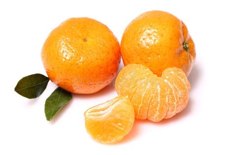 Tangerine Or Mandarin Fruit Stock Image Image Of Isolated Refreshing