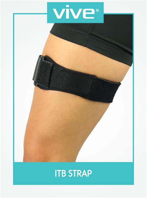 It Band Strap By Vive Iliotibial Band Compression Wrap Outside Of Knee Pain Hip