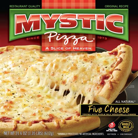 Five Cheese Pizza Ingredients And Nutritional Facts Mystic Pizza