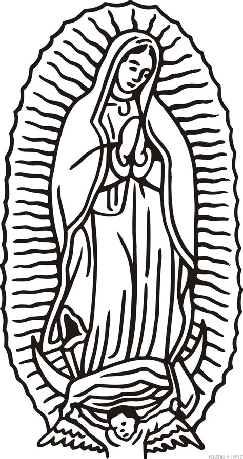 Imagenes De La Virgen De Guadalupe Para Colorear Sexiz Pix
