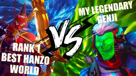 My Genji Vs Best Hanzo In The World Overwatch 2 1v1 Youtube