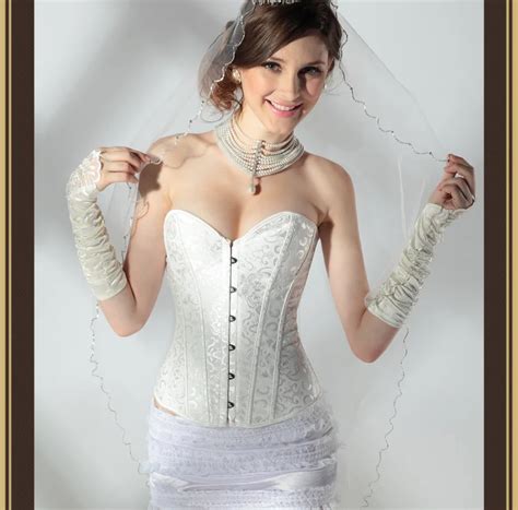 2017 Hot Sexy Lingerie Sexy Womens Corset Bride Wedding Corset Floral Tapestry Corset Fully