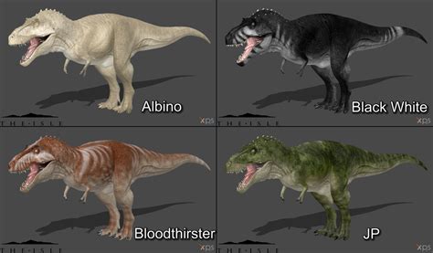 The Isle T Rex Skin Pack 1 By Phelcer On Deviantart