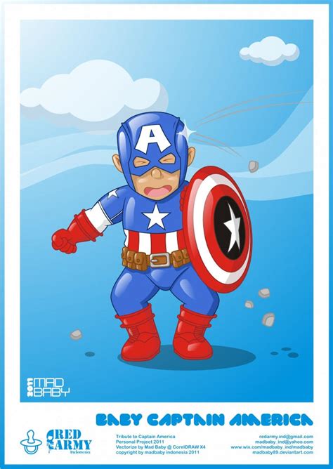Baby Captain America By Madbaby89 On Deviantart