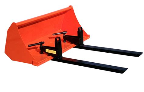 Ag Industrial Earth And Turf Clamp On Bucket Forks