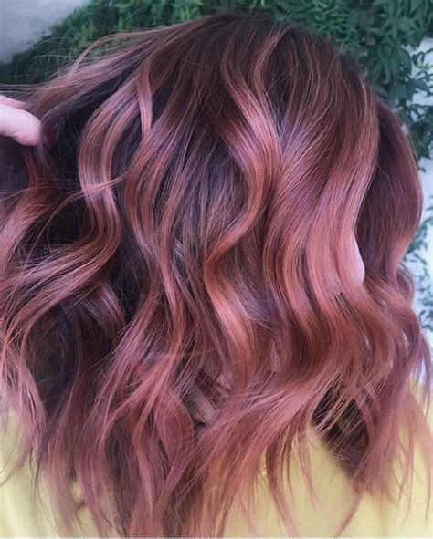 Gold Hair Colors Hair Color Rose Gold Hair Color And Cut Hair Dye