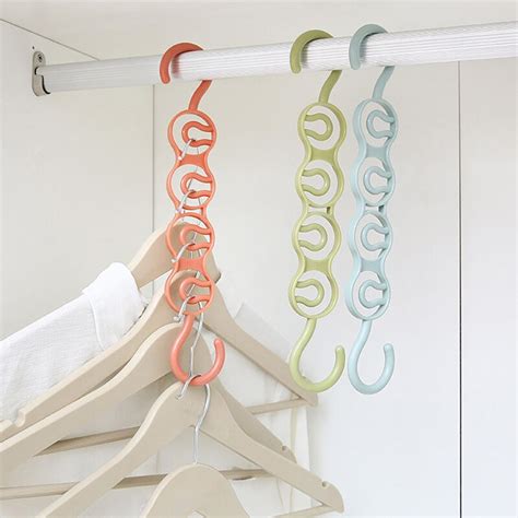 Clothes Hanger Clothes Drying Rack Plastic Scarf Hangers Clothes Layer