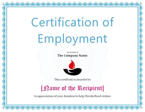 40 Best Certificate Of Employment Samples Free Templatelab