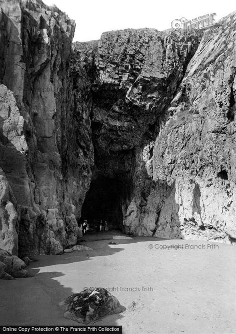 Photo Of Lydstep Cave Of Beauty 1890 Francis Frith