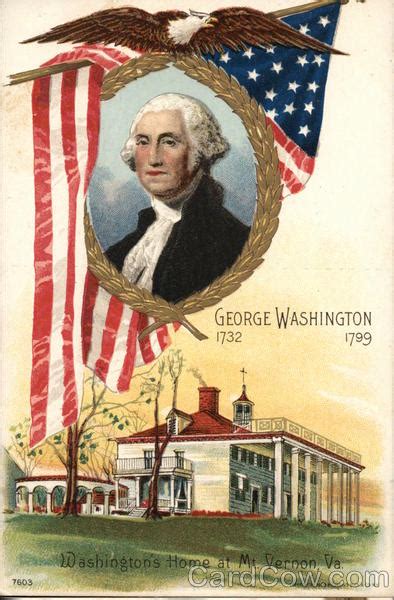 George Washington And His Home At Mt Vernon Presidents Day