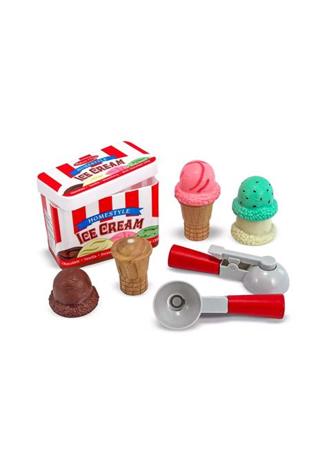 Melissa And Doug Scoop And Stack Ice Cream Cone Playset Ace Hardware