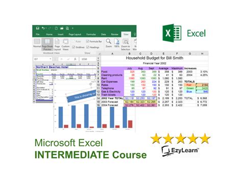 Microsoft Office Excel 2 Intermediate Training Course Bundle Ezylearn