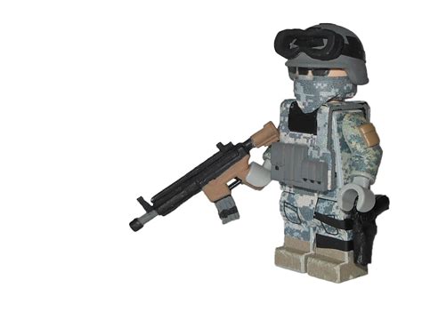 Army Ocp 82nd Airborne Soldier Made With Real Lego® Minifigure