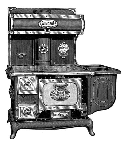 Download hob gas stove png images transparent gallery. Digital Stamp Design: Antique Illustration Stock Royalty ...