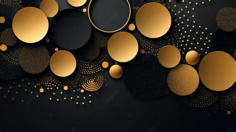 صورة خلفية عمل مجردة لشكل الورق المقطوع الذهب الأسود الذهب الداكن
