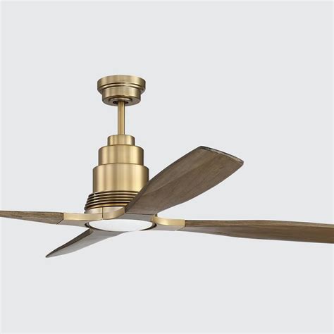 Were Obsessed With This Modern Gold Ceiling Fan From Our Fulton