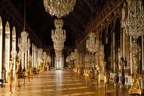 Palace Hallway Versailles Hall Of Mirrors Hall Of Mirrors Palace Of