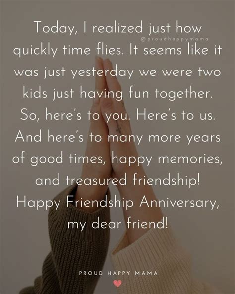 50 Best Happy Friendship Anniversary Quotes With Images Happy