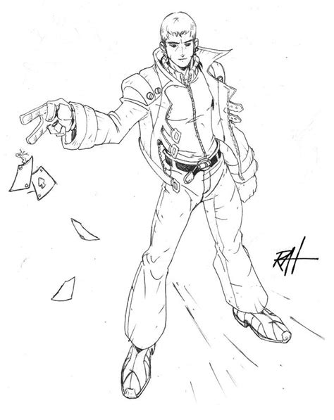 Gambit Redesigned By Raheight2002 2012 Cartoons And Comics Digital