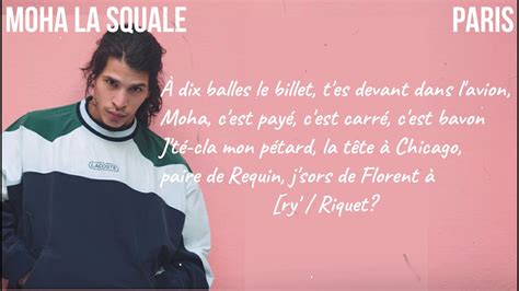 Moha La Squale _-_ Paris (lyrics - parole - كلمات ) - YouTube