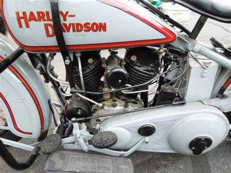 1932 Harley Flathead 74 Vl Big Twin Side Valve Knucklehead Panhead 80