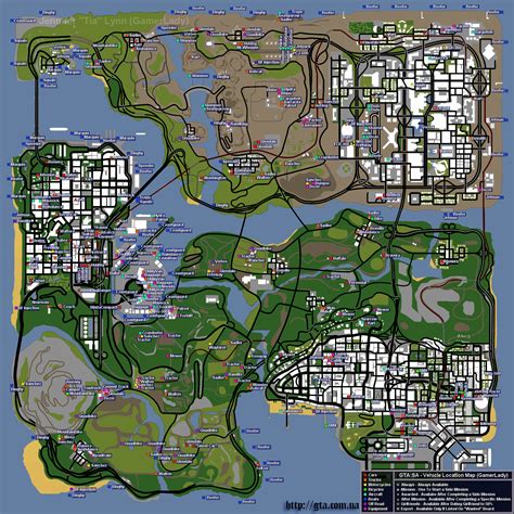 Grand Theft Auto San Andreas Mods Карты с секретами для San Andreas