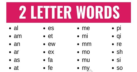 3 Letter Words List Of 1000 Three Letter Words For Kids Esl Forums