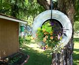 Pictures of Yard Ideas Using Old Tires