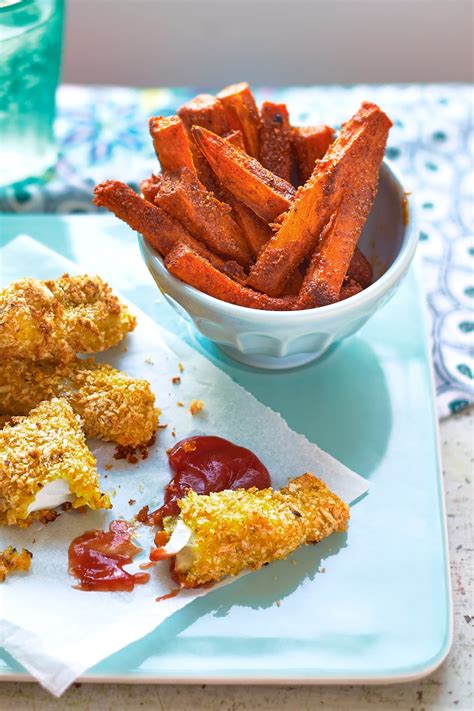 Healthy Fish Fingers And Sweet Potato Chips A Mummy Too