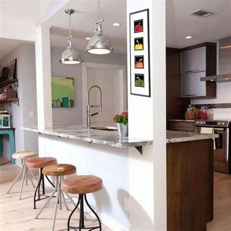 17 Elegant First Apartment Small Kitchen Bar Design Ideas Lmolnar