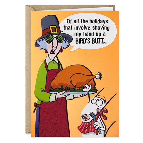 Maxine™ Bird Butt Funny Thanksgiving Card Greeting Cards Hallmark Free Nude Porn Photos