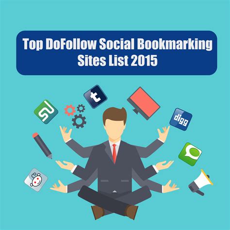 Top Dofollow Social Bookmarking Sites List