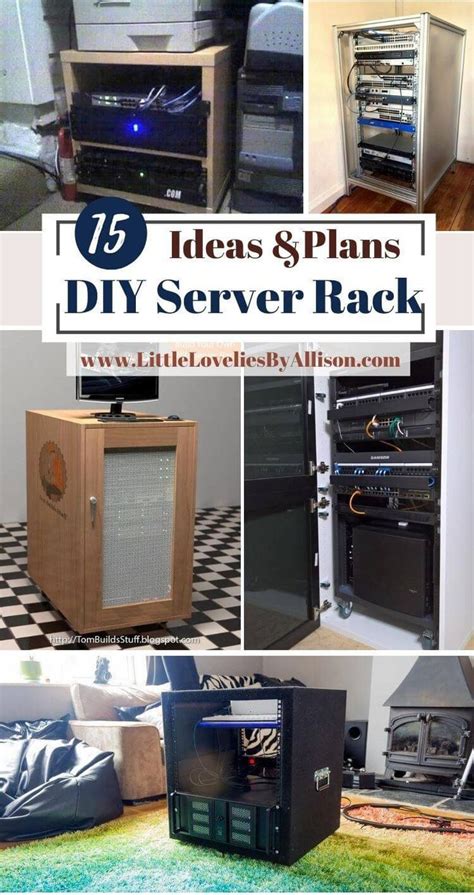 Diy Server Rack Plans How To Build A Server Shelf Server Rack