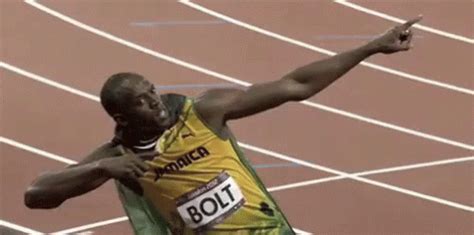 Posing Gif Usain Bolt Posing Arms Discover Share Gifs