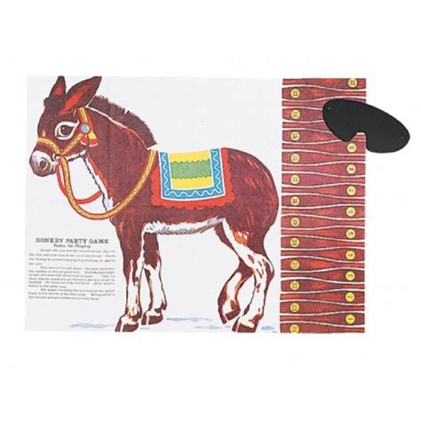 Amscan Pin The Tail On The Donkey Party Game Amscan Online