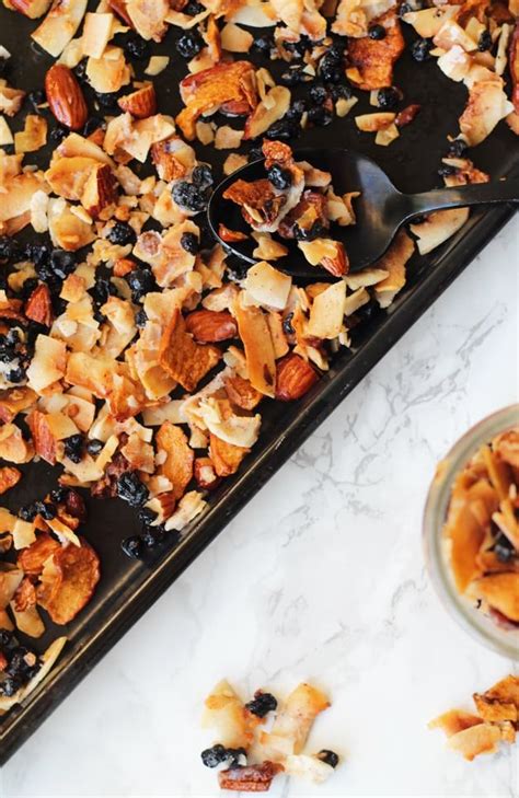 Bake at 300 for 30 mins or until crispy and toasted. Grain Free Blueberry Coconut Granola (Paleo & AIP ...