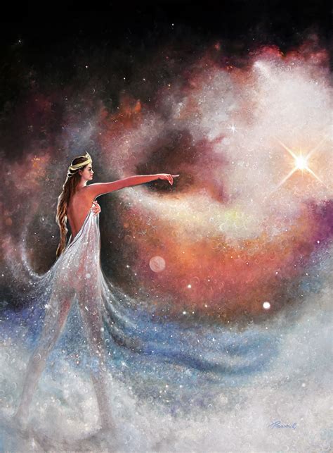 Mystical Artwork Of The Guide By Visionary Artist Rassouli